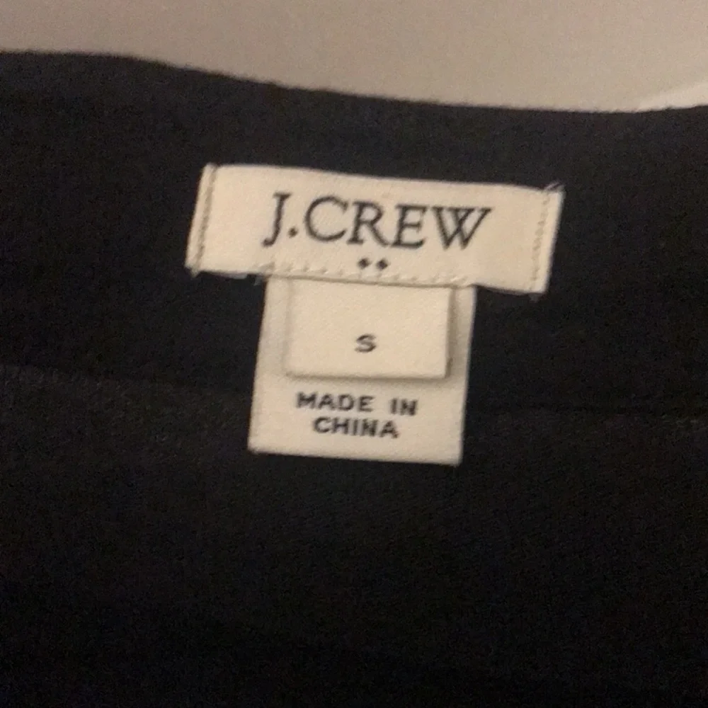 J.Crew draped cardigan black size small opened long sleeve dark academia